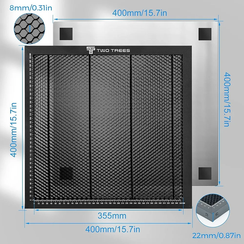 Two Trees 400x400mm Honeycomb Laser Bed Panel Set - Image 2