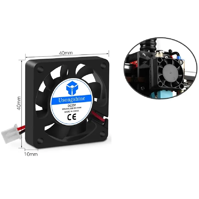 Two Trees 4010 5V Cooling Fan - XH2.54, 300mm Cable - Image 2