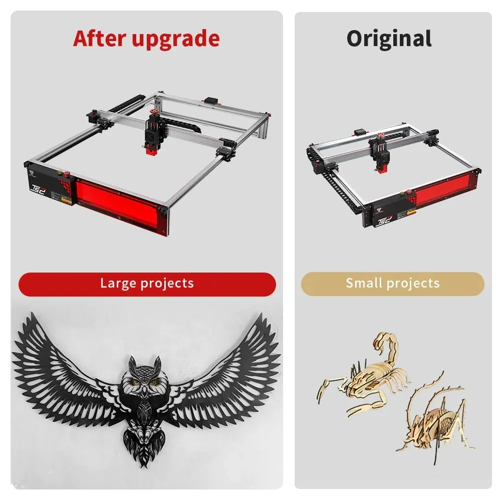 Two Trees TS2 Laser Engraver Extension Kit 450x780mm - Image 5