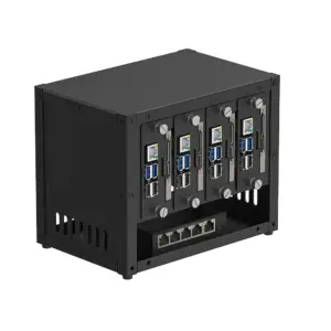 Uctronics U6260 Cluster Enclosure for 4x Raspberry Pi & 4x SSD