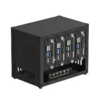 Uctronics U6260 Cluster Enclosure for 4x Raspberry Pi & 4x SSD