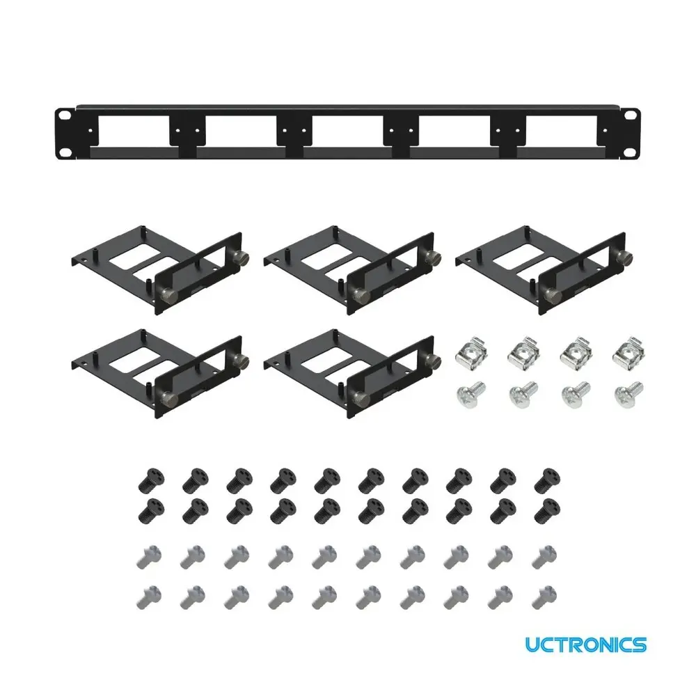 Uctronics U6264 19" 1U Raspberry Pi Rackmount - Image 3