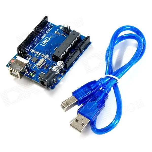 Uno R3 Compatible Board with USB Cable & Acrylic Case - Image 4
