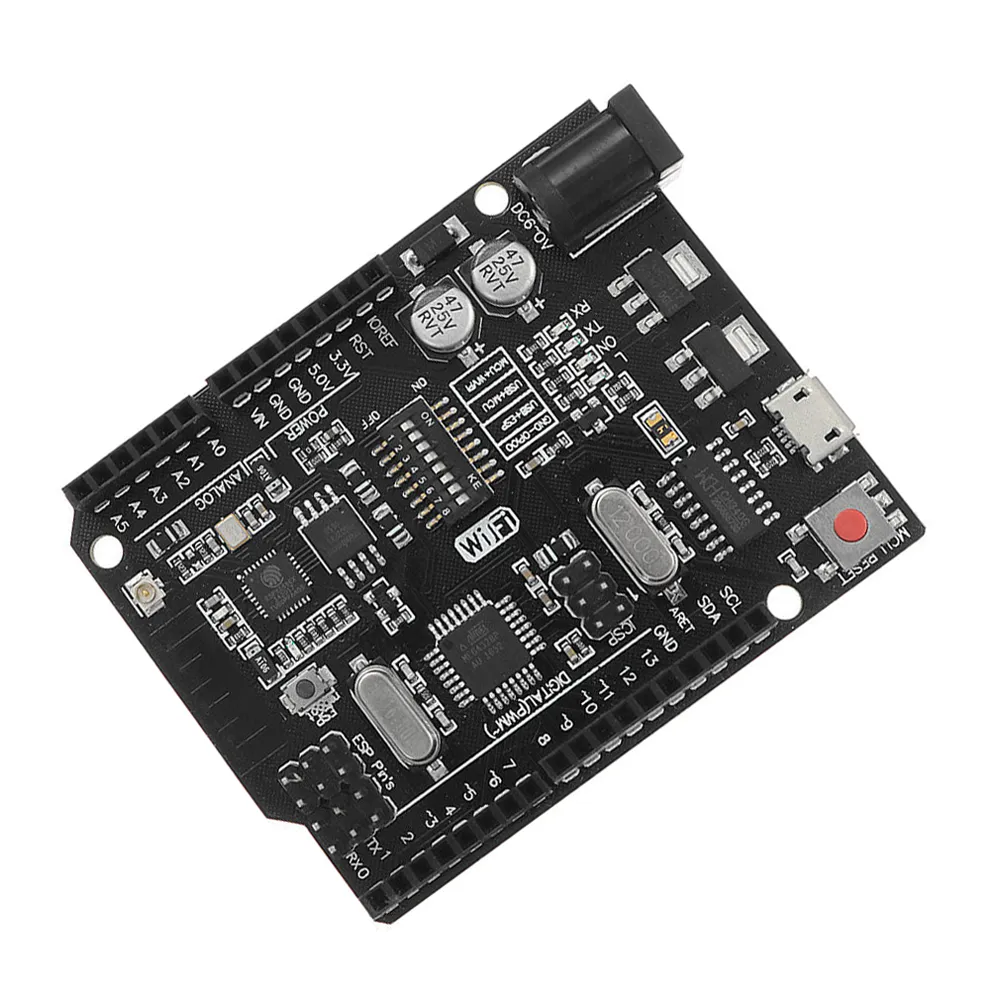 Uno+WiFi R3 ATmega328P NodeMCU ESP8266 4MB Memory