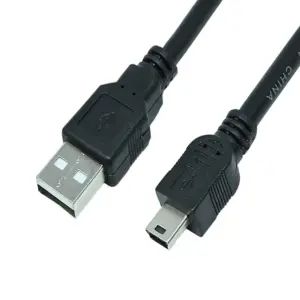 USB 2.0 A-Mini B Cable 1.5m with Ferrite Core