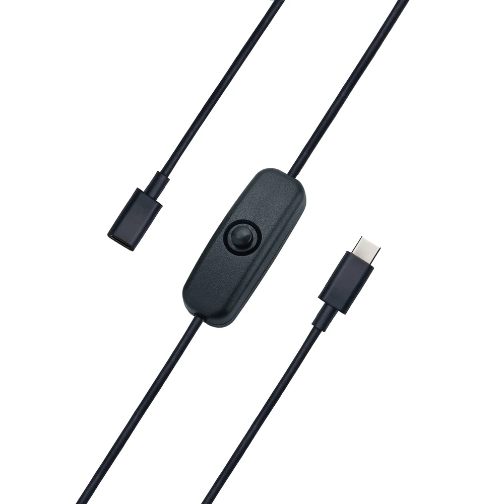 USB-C Power Cable with On/Off Switch for Raspberry Pi 4