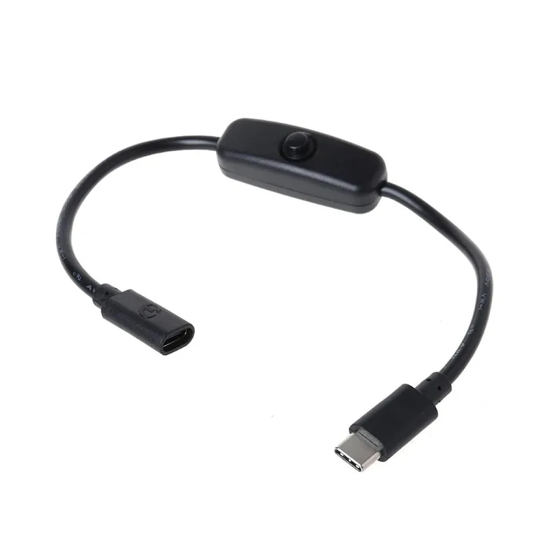 USB-C Power Cable with On/Off Switch for Raspberry Pi 4 - Image 2