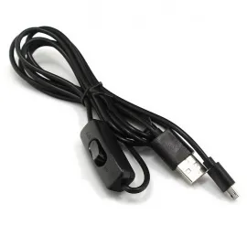 USB to Micro USB Cable w/ ON/OFF Switch for Raspberry Pi - Image 3