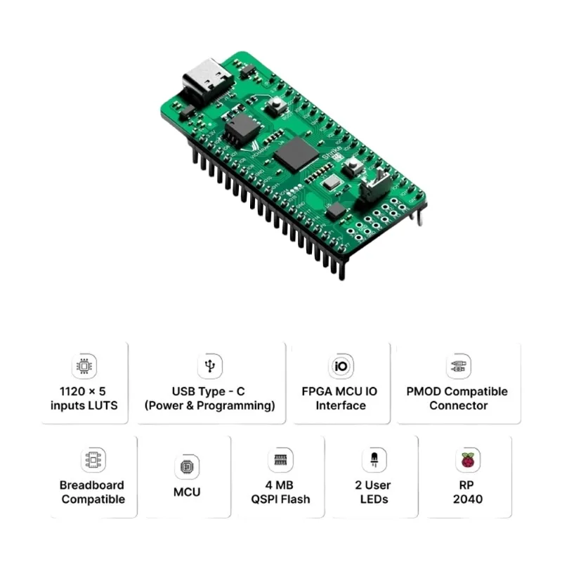 Vicharak Shrike-lite MCU FPGA Development Board - Image 3
