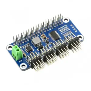 Waveshare 16-Ch 12-bit Servo Driver HAT (B) for Pi I2C