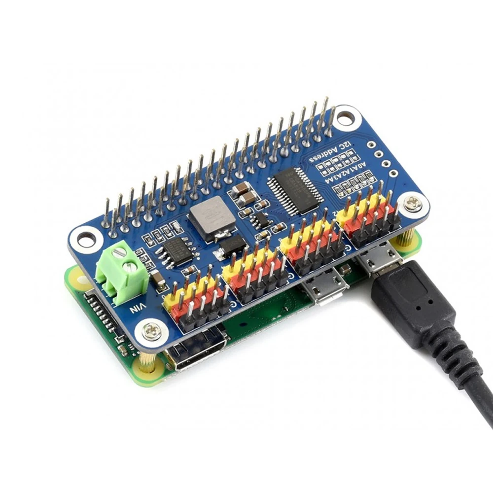 Waveshare 16-Ch 12-bit Servo Driver HAT for Raspberry Pi - Image 3