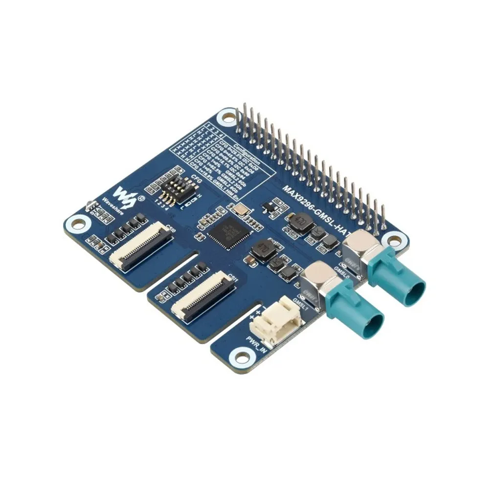 Waveshare 2-Ch GMSL Camera HAT for Raspberry Pi 5 & Jetson Orin - Image 2