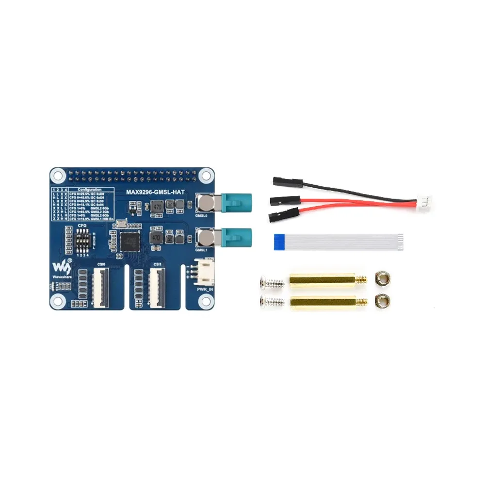 Waveshare 2-Ch GMSL Camera HAT for Raspberry Pi 5 & Jetson Orin - Image 5