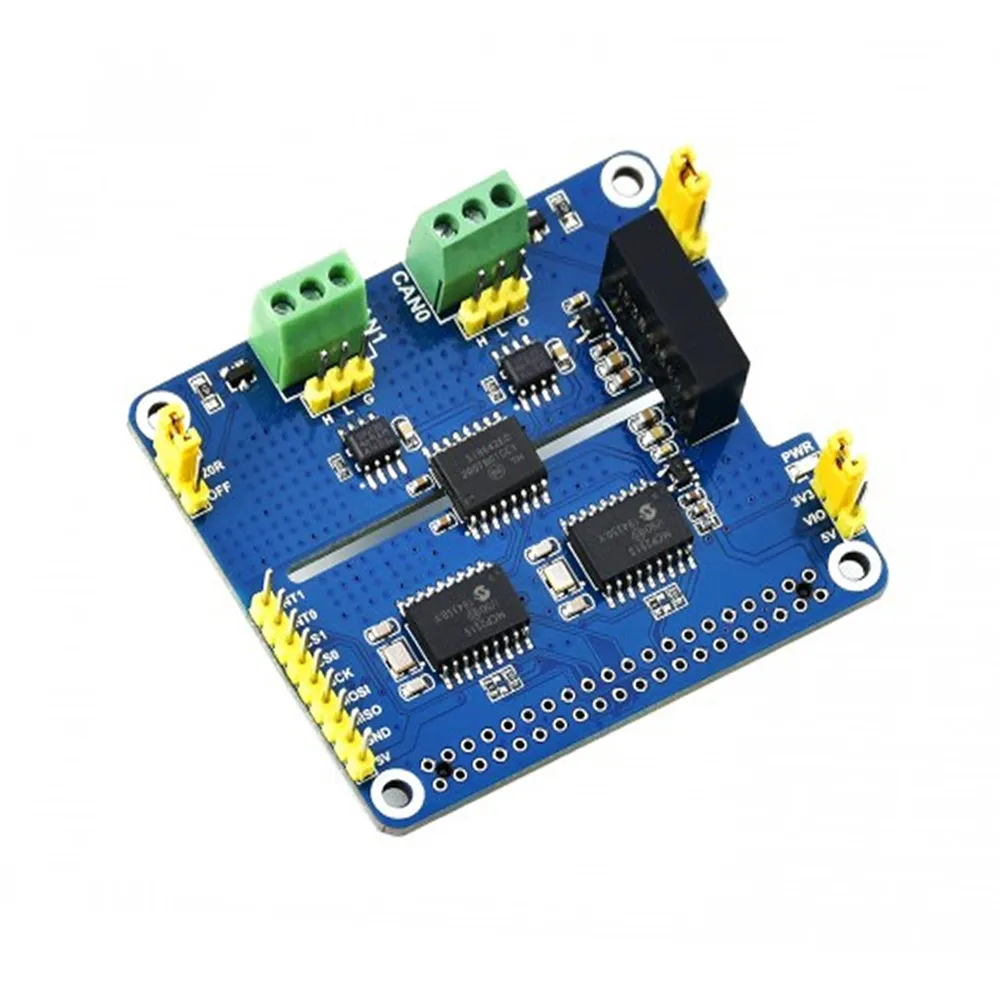 Waveshare 2-Ch Isolated CAN HAT for Raspberry Pi