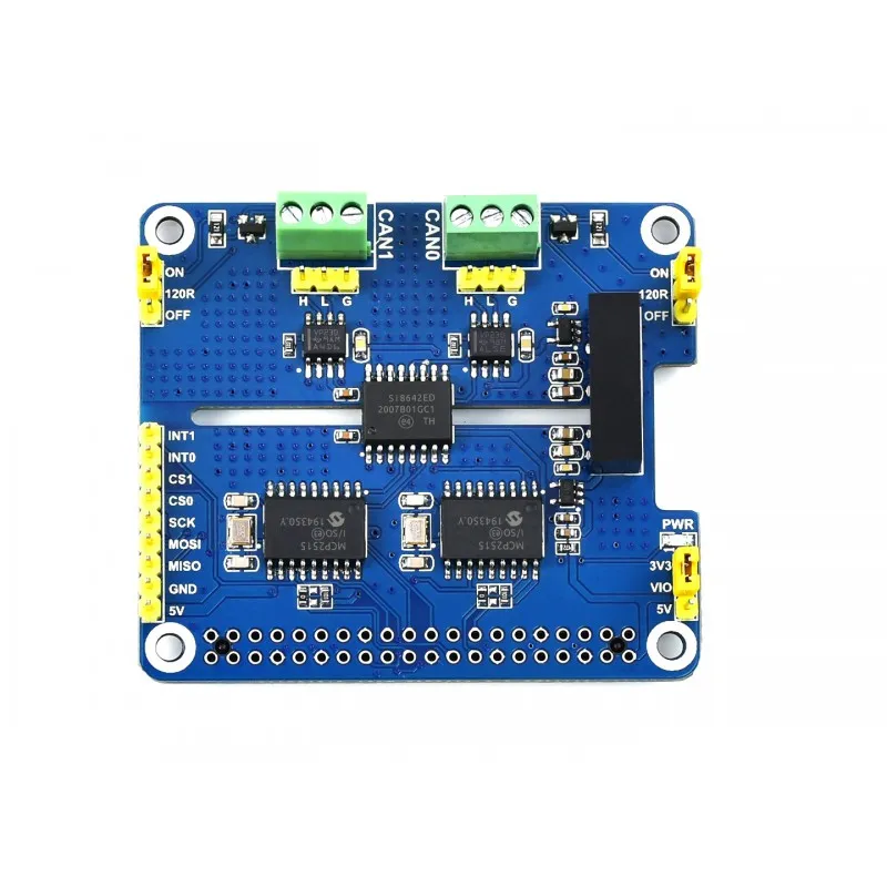 Waveshare 2-Ch Isolated CAN HAT for Raspberry Pi - Image 3