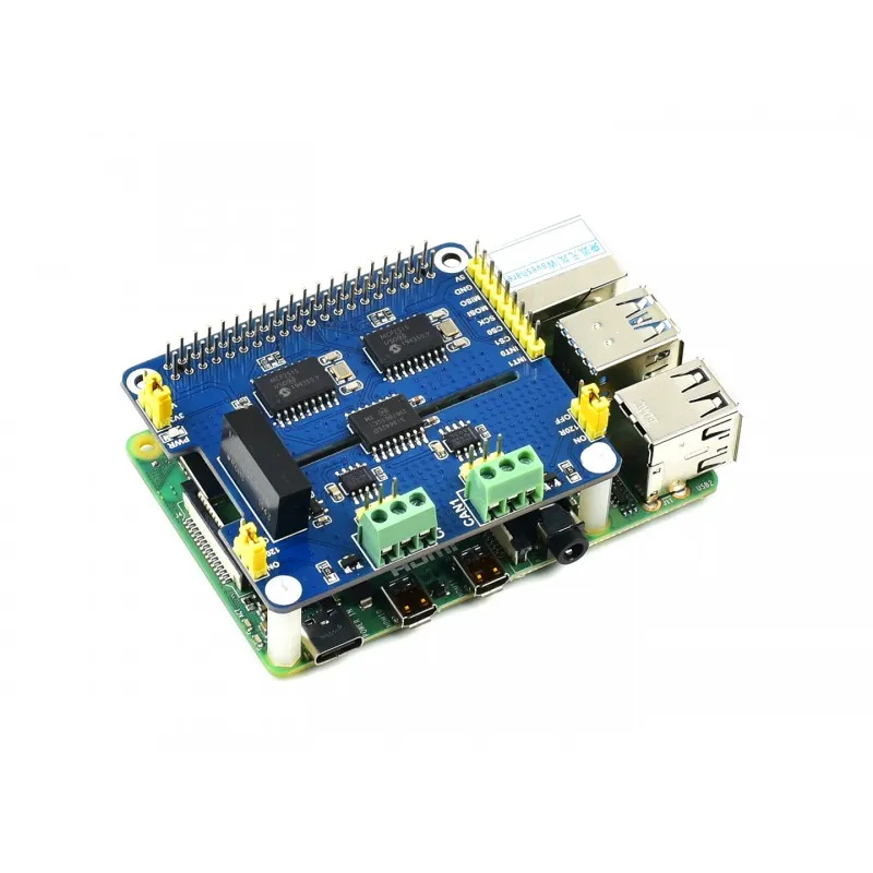 Waveshare 2-Ch Isolated CAN HAT for Raspberry Pi - Image 5