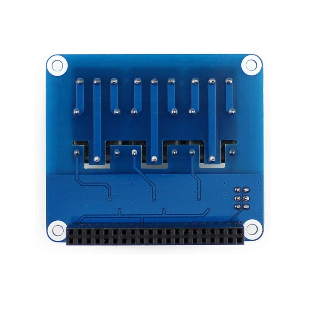 Waveshare 3-Channel Relay HAT for Raspberry Pi 3/4 - Image 2