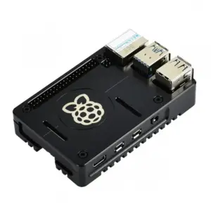 Waveshare Aluminum Alloy Case for Raspberry Pi 4 B, CNC