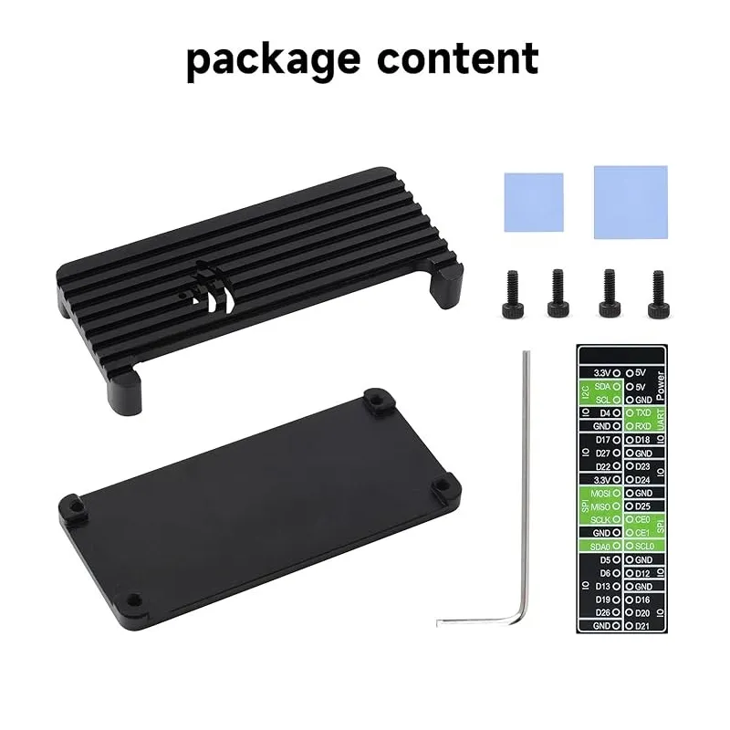 Waveshare Aluminum Alloy Case for Raspberry Pi Zero/2 W - Image 4