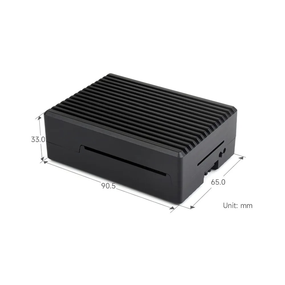 Waveshare Aluminum Case for Raspberry Pi 5 w/ Fan - Image 4