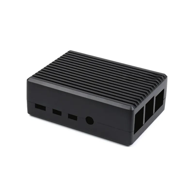 Waveshare Aluminum Grooved Case for Raspberry Pi 4 - Image 2