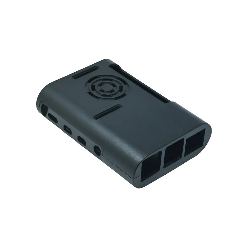 Waveshare Black ABS Case for Raspberry Pi 4 w/ Fan - Image 3