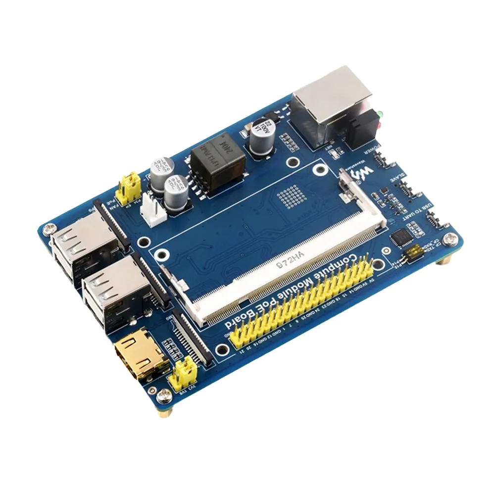 Waveshare CM IO Board with PoE for Pi CM3/CM3+/CM4S