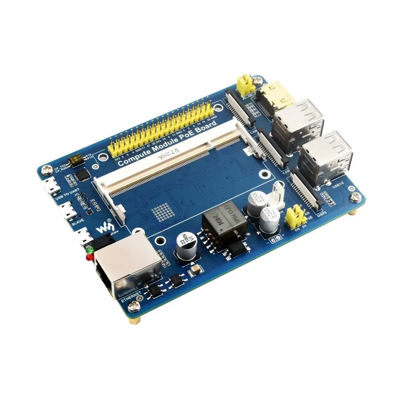 Waveshare CM IO Board with PoE for Pi CM3/CM3+/CM4S - Image 2