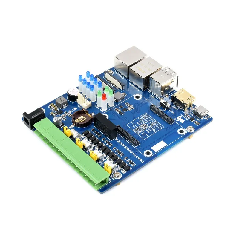 Waveshare Dual ETH Quad RS485 Base Board (B) for CM4 - Image 3