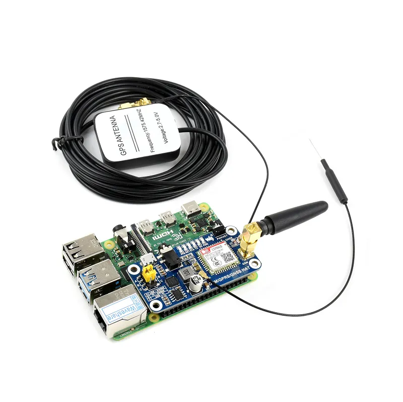 Waveshare GSM/GPRS/GNSS/Bluetooth HAT for Raspberry Pi - Image 6