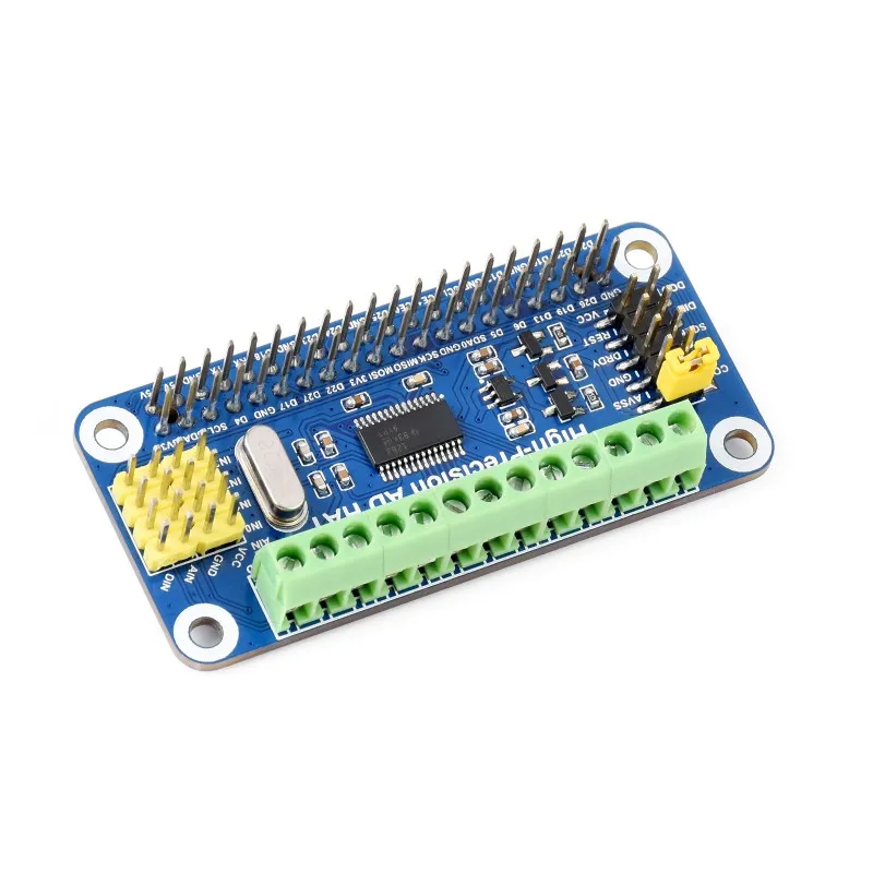 Waveshare High-Precision AD HAT ADS1263 10-Ch 32-Bit ADC - Image 2