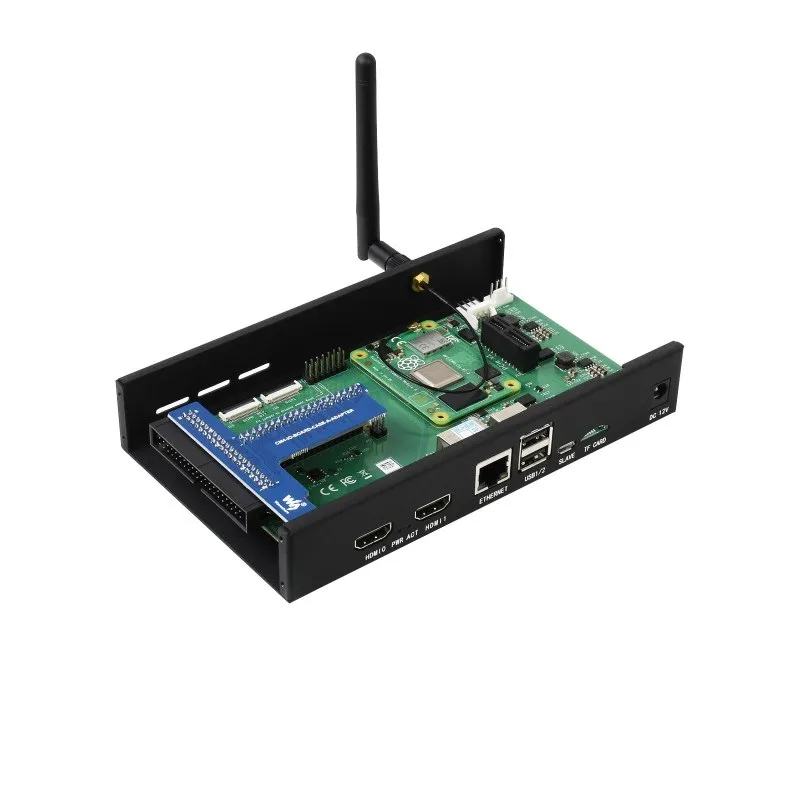 Waveshare Metal Box (A) for Raspberry Pi CM4 IO Board w/ Fan - Image 3