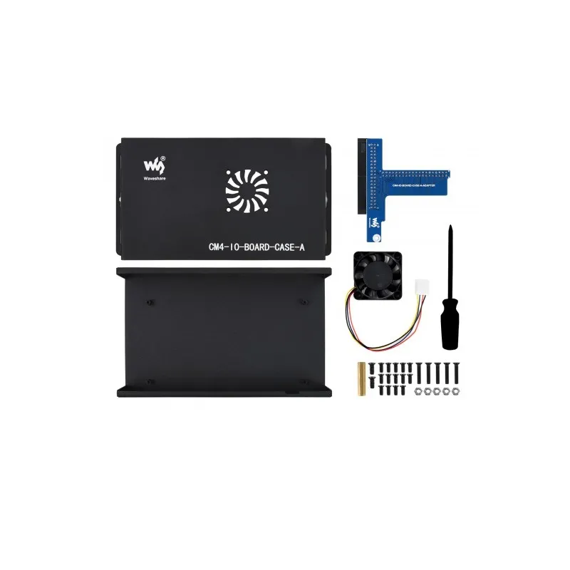 Waveshare Metal Box (A) for Raspberry Pi CM4 IO Board w/ Fan - Image 5
