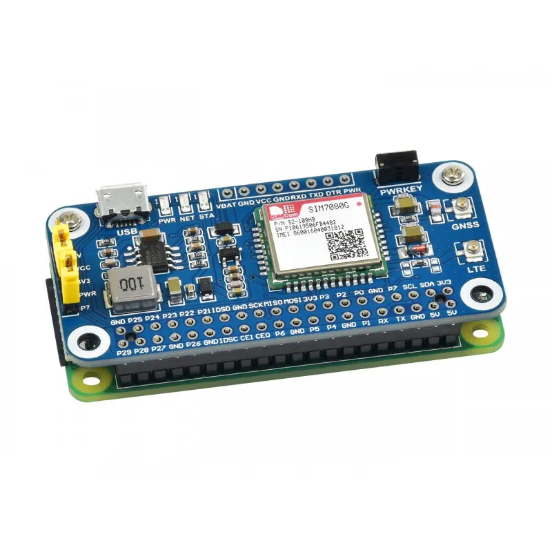 Waveshare NB-IoT/Cat-M/GNSS HAT for Raspberry Pi - Image 7