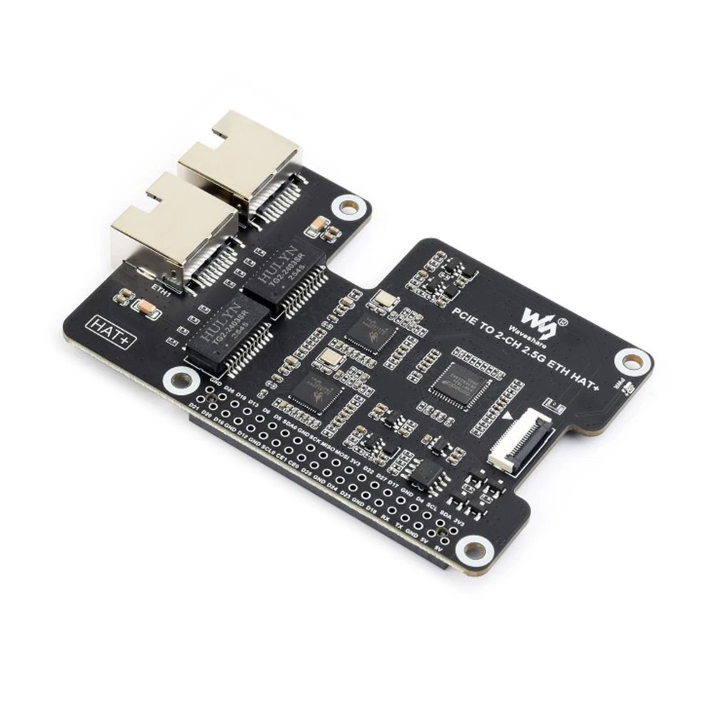 Waveshare PCIe to Dual 2.5G ETH Adapter for Raspberry Pi 5 - Image 2