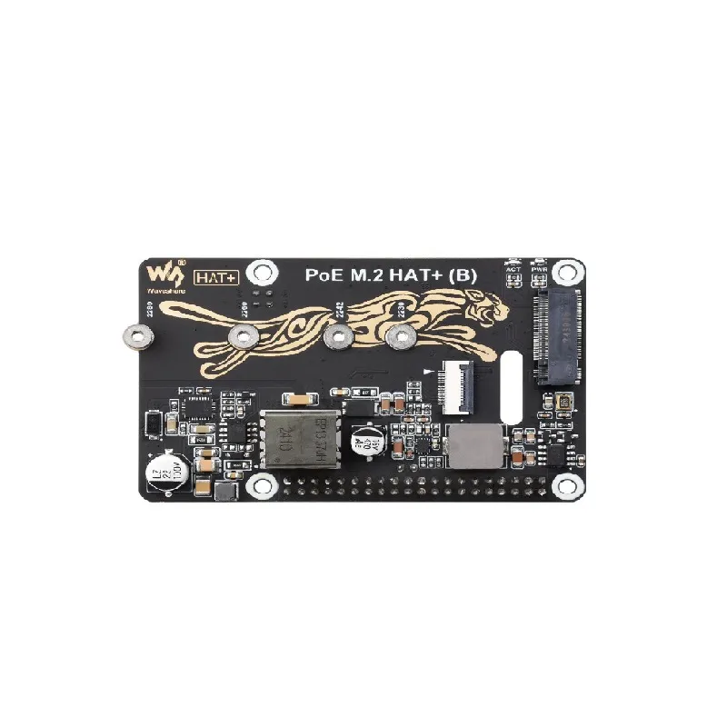 Waveshare PCIe To M.2 Adapter with PoE for Raspberry Pi 5 - Image 4