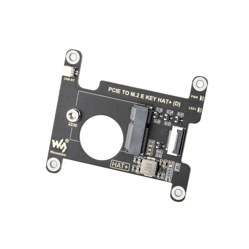 Waveshare PCIe to M.2 E Key HAT+ (D) for Raspberry Pi 5 - Image 2