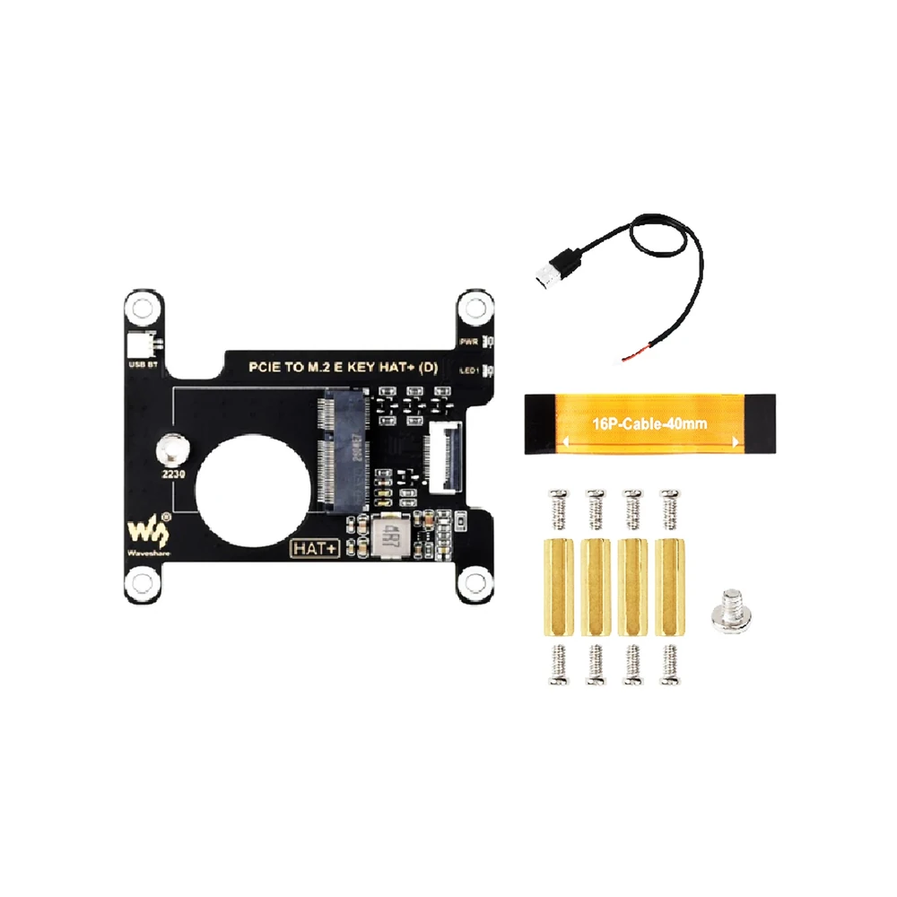 Waveshare PCIe to M.2 E Key HAT+ (D) for Raspberry Pi 5 - Image 5