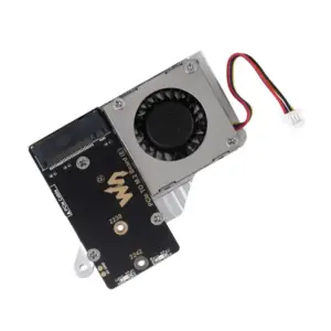 Waveshare PCIe to M.2 NVMe Adapter (E) for Raspberry Pi 5 w/ Fan