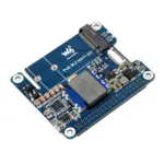 Waveshare PCIe to M.2 NVMe Adapter with PoE (C) for Pi 5