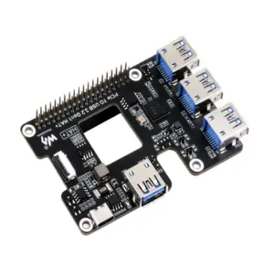 Waveshare PCIe to USB 3.2 Gen1 HAT for Raspberry Pi 5