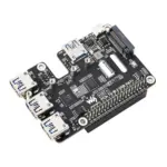 Waveshare PCIe to USB 3.2 Gen1 & M.2 HAT for Raspberry Pi 5