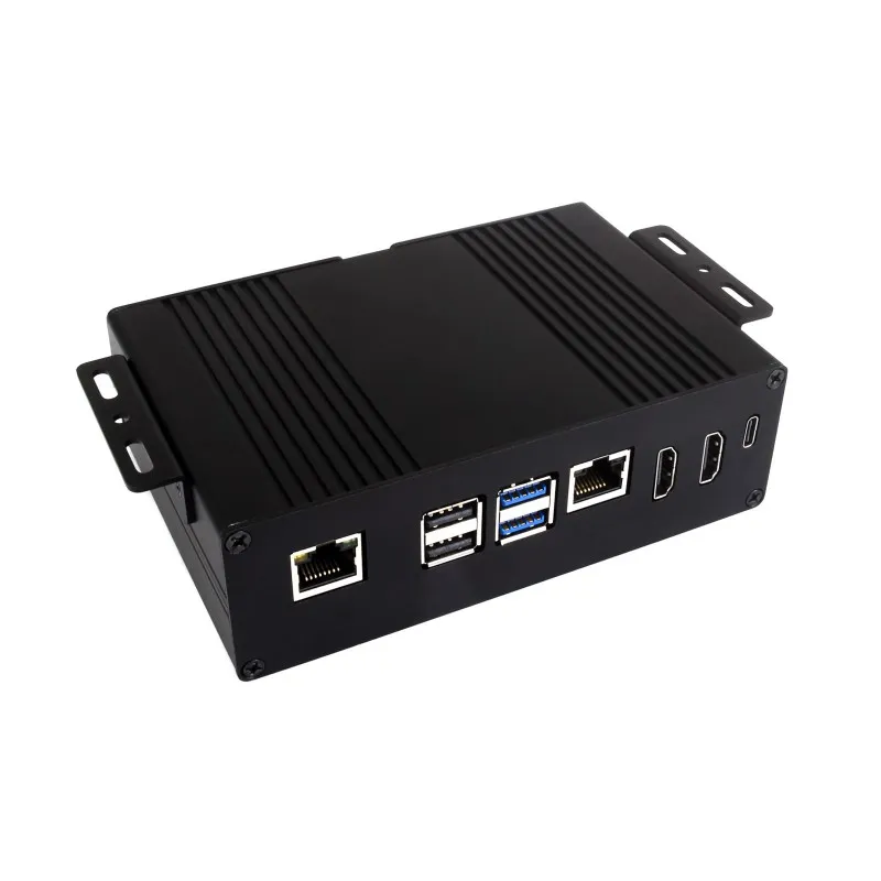 Waveshare Pi 5 Mini PC Kit, Aluminum Case, PCIe Option - Image 2
