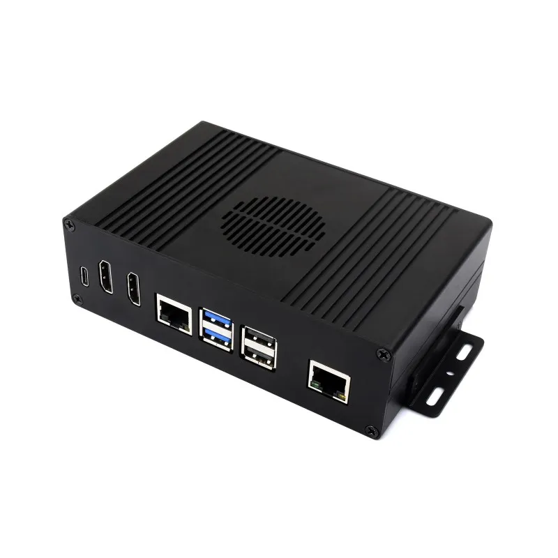 Waveshare Pi 5 Mini PC Kit, Aluminum Case, PCIe Option - Image 3