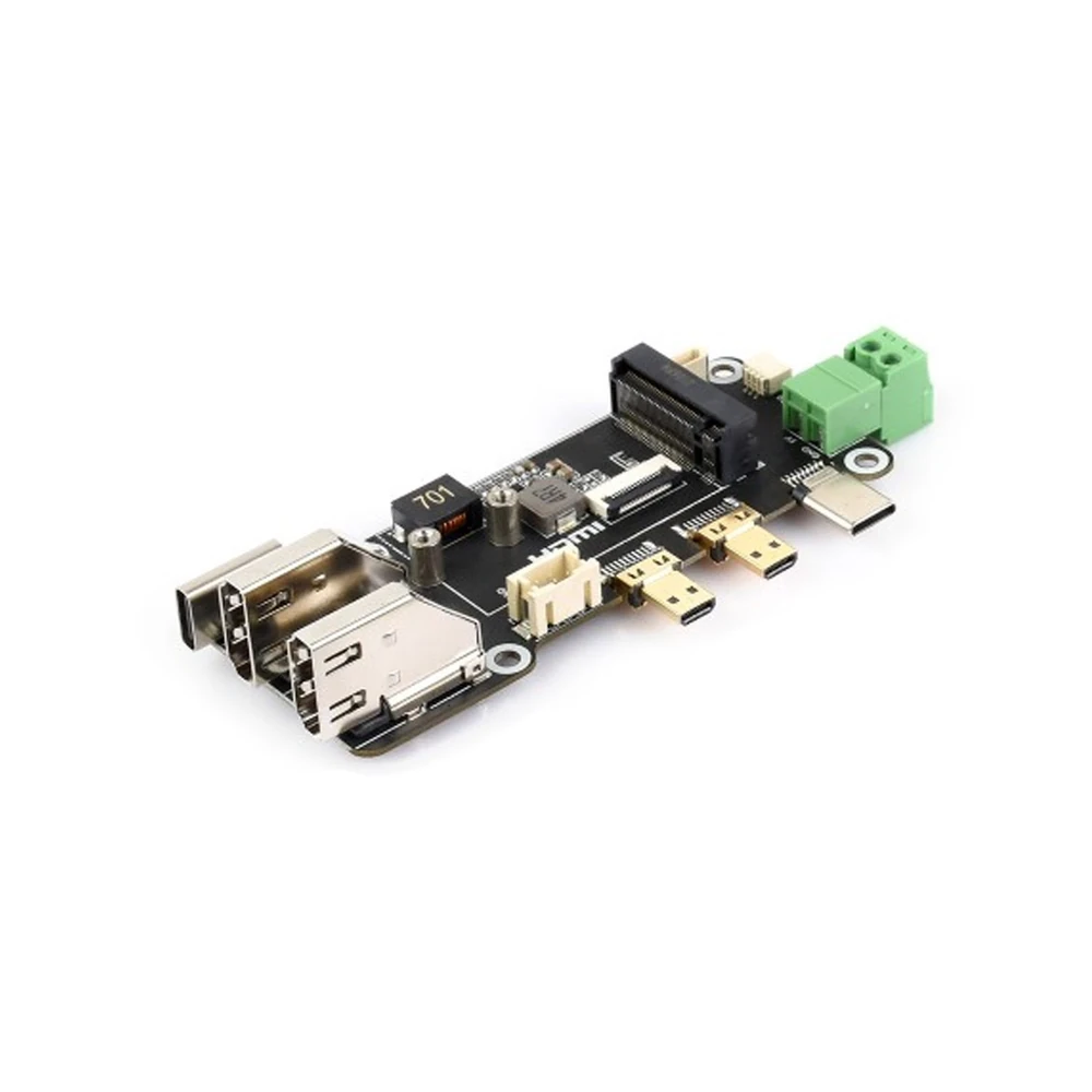 Waveshare Pi 5 PCIe to M.2 Adapter w/ Dual 4K HDMI
