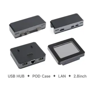 Waveshare Pi Zero POD Kit C - HDMI, USB Hub, LCD & LAN