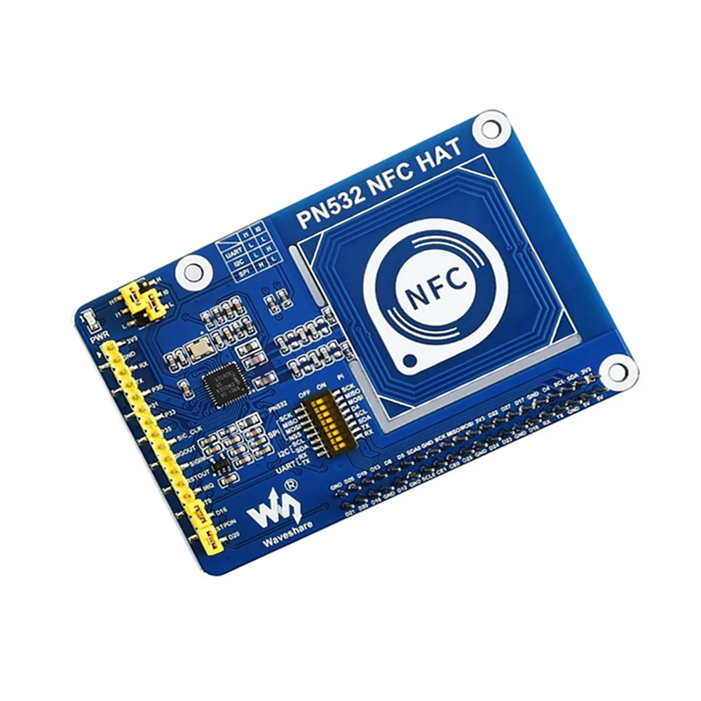 Waveshare PN532 NFC HAT for Raspberry Pi, Multi-Interface