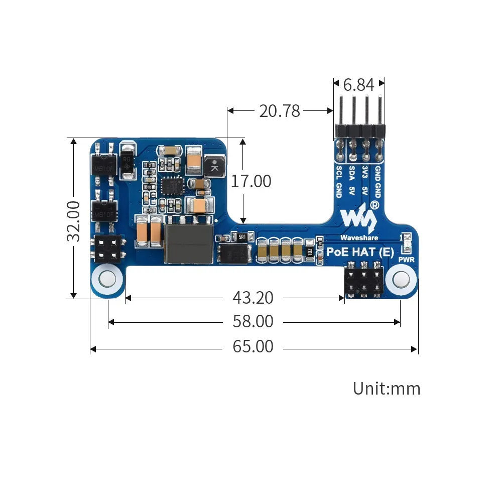 Waveshare PoE HAT (E) for Raspberry Pi 3B+/4B - Image 7