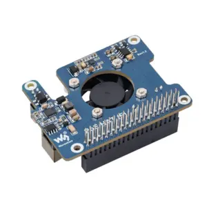 Waveshare PoE HAT (F) for Raspberry Pi 5 w/ Fan & Heatsink