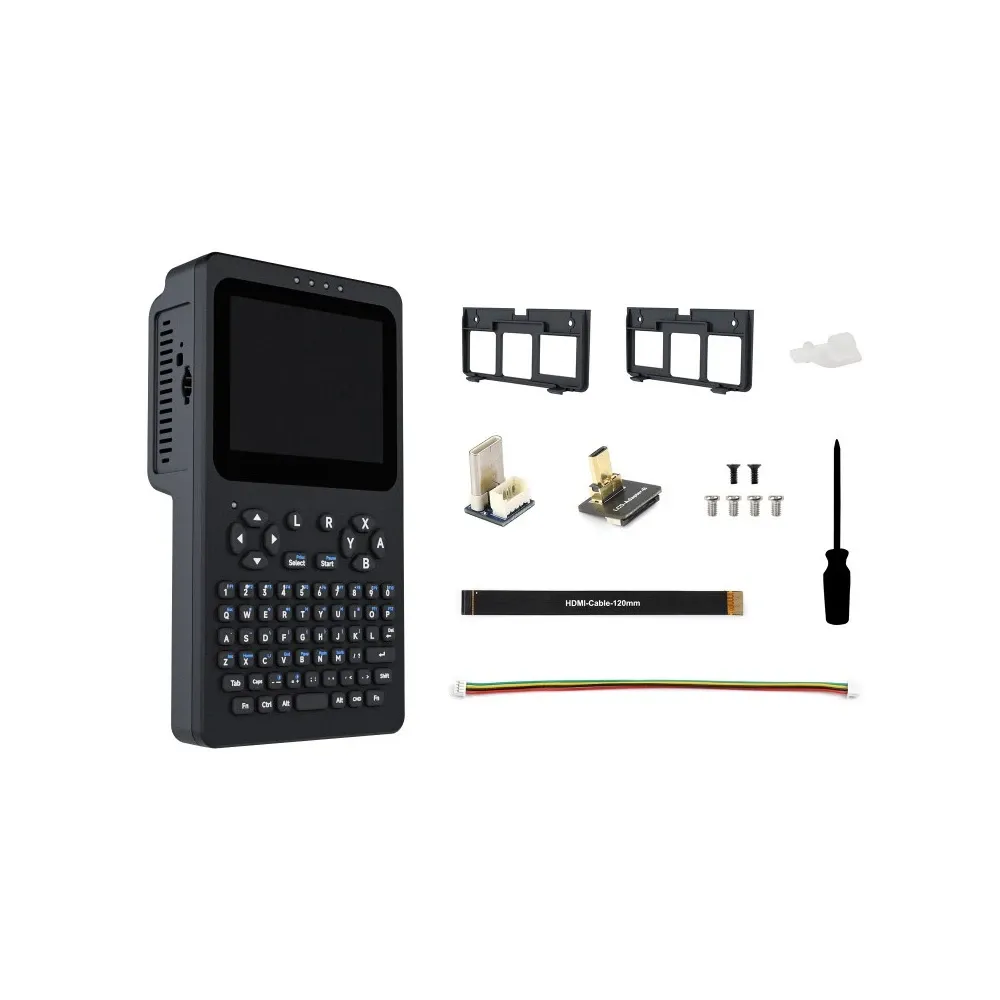 Waveshare Portable Linux Terminal for Pi 4B/5, 3.5" Touch - Image 8